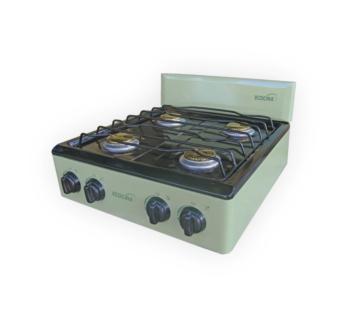 Estufa de mesa de 4Q acerada ecocina - Imagen 2